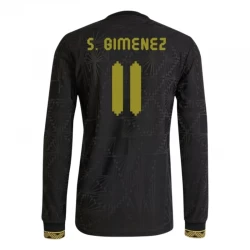 Fotbalové Dresy S. Gimenez #11 Mexiko 2025 Black Gold Cup Třetí Dres Mužské Dlouhý Rukáv