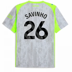 Fotbalové Dresy Savinho #26 Manchester City 2025-26 Třetí Dres Mužské