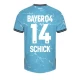 Fotbalové Dresy Schick #14 Bayer 04 Leverkusen 2023-24 Alternativní Dres Mužské