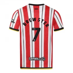 Fotbalové Dresy Sheffield United Brewster #7 2024-25 Domácí Dres Mužské