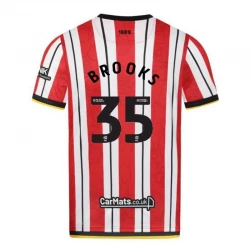 Fotbalové Dresy Sheffield United Brooks #35 2024-25 Domácí Dres Mužské