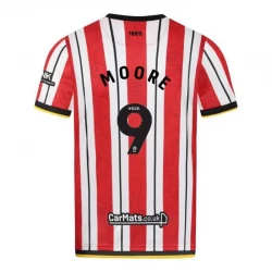 Fotbalové Dresy Sheffield United Moore #9 2024-25 Domácí Dres Mužské