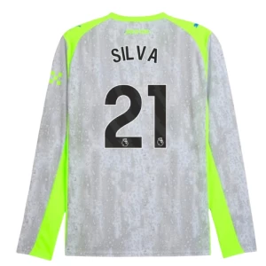 Fotbalové Dresy Silva #21 Manchester City 2025-26 Třetí Dres Mužské Dlouhý Rukáv