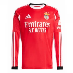 Fotbalové Dresy SL Benfica 2025-26 Domácí Dres Mužské Dlouhý Rukáv