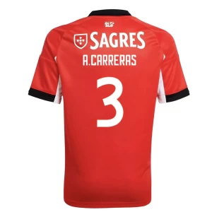 Fotbalové Dresy SL Benfica A. Carreras #3 2025-26 Domácí Dres Mužské