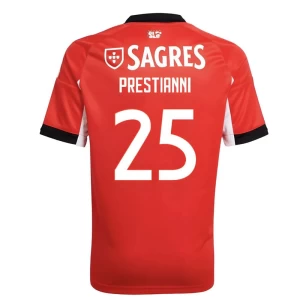 Fotbalové Dresy SL Benfica Prestianni #25 2025-26 Domácí Dres Mužské
