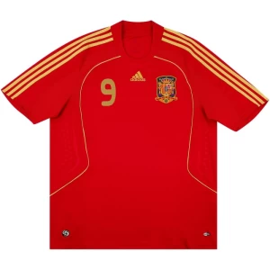 Fotbalové Dresy Španělsko 2008 Mistrovství Evropy Domácí