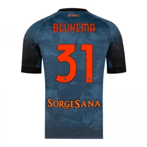 Fotbalové Dresy SSC Napoli Beukema 31 Halloween 2025-26 Domácí Dres Mužské