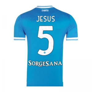 Fotbalové Dresy SSC Napoli Jesus #5 2025-26 Domácí Dres Mužské