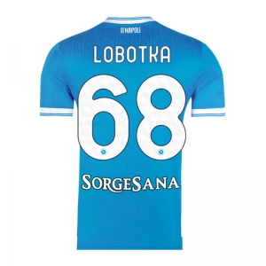 Fotbalové Dresy SSC Napoli Lobotka #68 2025-26 Domácí Dres Mužské