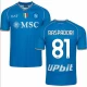 Fotbalové Dresy SSC Napoli Raspadori #81 2023-24 Domácí Dres Mužské