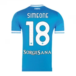 Fotbalové Dresy SSC Napoli Simeone #18 2025-26 Domácí Dres Mužské