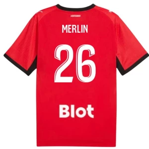 Fotbalové Dresy Stade Rennais FC Merlin #26 2026-27 Domácí Dres Mužské