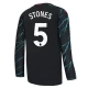 Fotbalové Dresy Stones #5 Manchester City 2023-24 Alternativní Dres Mužské Dlouhý Rukáv