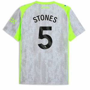 Fotbalové Dresy Stones #5 Manchester City 2025-26 Třetí Dres Mužské