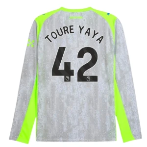 Fotbalové Dresy Toure Yaya #42 Manchester City 2025-26 Třetí Dres Mužské Dlouhý Rukáv