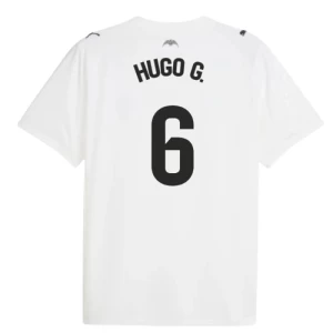 Fotbalové Dresy Valencia CF Hugo G. #6 2025-26 Domácí Dres Mužské