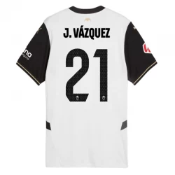 Fotbalové Dresy Valencia CF J. Vazquez #21 2024-25 Domácí Dres Mužské