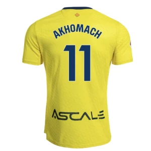 Fotbalové Dresy Villarreal CF Akhomach #11 2025-26 Domácí Dres Mužské