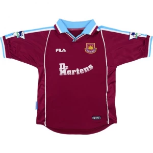Fotbalové Dresy West Ham United 2000-01 Domácí