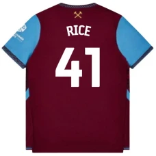 Fotbalové Dresy West Ham United Declan Rice #41 2026-27 Domácí Dres Mužské