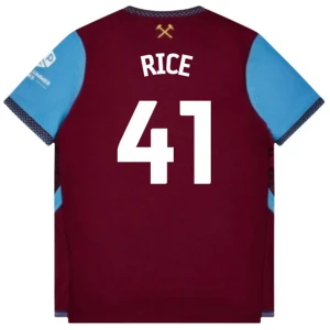 Fotbalové Dresy West Ham United Declan Rice #41 2026-27 Domácí Dres Mužské