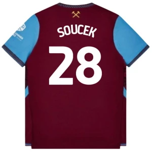 Fotbalové Dresy West Ham United Soucek #28 2026-27 Domácí Dres Mužské