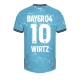 Fotbalové Dresy Wirtz #10 Bayer 04 Leverkusen 2023-24 Alternativní Dres Mužské