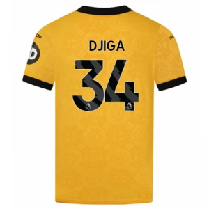 Fotbalové Dresy Wolverhampton Wanderers Djiga #34 2025-26 Domácí Dres Mužské