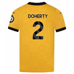 Fotbalové Dresy Wolverhampton Wanderers Doherty #2 2025-26 Domácí Dres Mužské