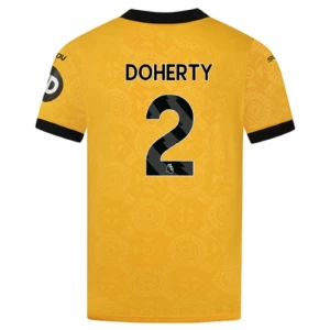 Fotbalové Dresy Wolverhampton Wanderers Doherty #2 2025-26 Domácí Dres Mužské