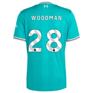 Fotbalové Dresy Woodman #28 Liverpool FC 2025-26 Třetí Dres Mužské