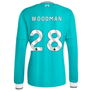 Fotbalové Dresy Woodman #28 Liverpool FC 2025-26 Třetí Dres Mužské Dlouhý Rukáv