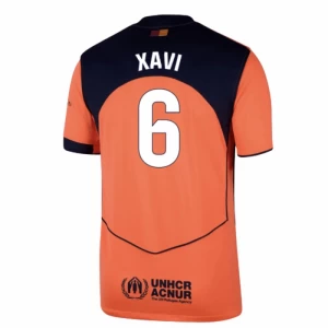 Fotbalové Dresy Xavi #6 FC Barcelona 2025-26 Třetí Dres Mužské