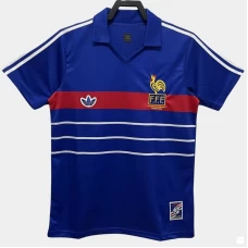 Francie Retro Dres 1984 Domácí Mužské
