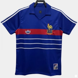 Francie Retro Dres 1984 Domácí Mužské