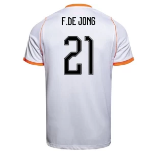 Frenkie de Jong #21 Fotbalové Dresy Holandsko Mistrovství Světa 2026 Venkovní Dres Mužské