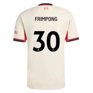Frimpong #30 Fotbalové Dresy Liverpool FC 2025-26 Venkovní Dres Mužské