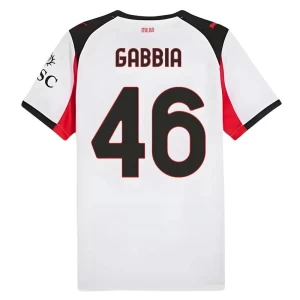 Gabbia #46 Fotbalové Dresy AC Milan 2025-26 Venkovní Dres Mužské