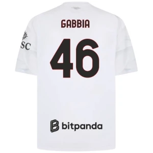 Gabbia #46 Fotbalové Dresy AC Milan 2026-27 Venkovní Dres Mužské