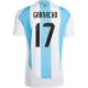 Garnacho #17 Fotbalové Dresy Argentina Copa America 2024 Domácí Dres Mužské