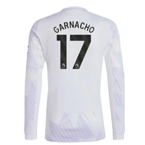 Garnacho #17 Fotbalové Dresy Manchester United 2025-26 Venkovní Dres Mužské Dlouhý Rukáv