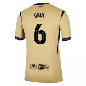 Gavi #6 Fotbalové Dresy FC Barcelona 2025-26 UCL Venkovní Dres Mužské