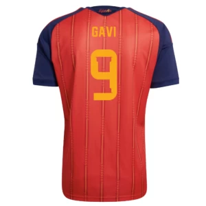 Gavi #9 Fotbalové Dresy Španělsko Mistrovství Světa 2026 Domácí Dres Mužské