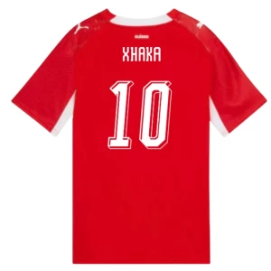 Granit Xhaka #10 Fotbalové Dresy Švýcarsko Mistrovství Světa 2026 Domácí Dres Mužské
