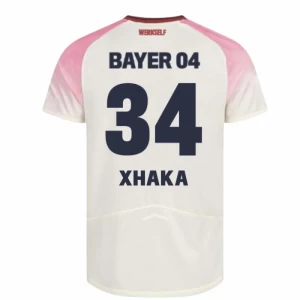 Granit Xhaka #34 Fotbalové Dresy Bayer 04 Leverkusen 2025-26 Venkovní Dres Mužské