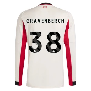 Gravenberch #38 Fotbalové Dresy Liverpool FC 2025-26 Venkovní Dres Mužské Dlouhý Rukáv