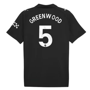 Greenwood #5 Fotbalové Dresy Manchester City 2025-26 Venkovní Dres Mužské