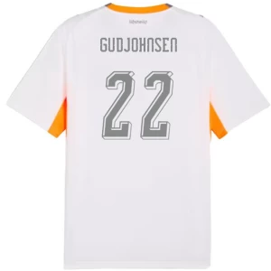 Gudjohnsen #22 Fotbalové Dresy Island 2026 Venkovní Dres Mužské