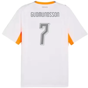 Gudmundsson #7 Fotbalové Dresy Island 2026 Venkovní Dres Mužské